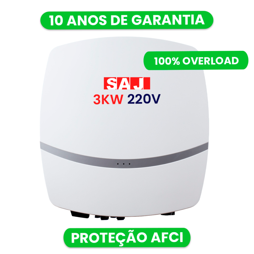  INV SAJ AFCI 3K-R5-ON-GRID 220V 1MPPT -          R$ 2.055,00 pronta entrega
