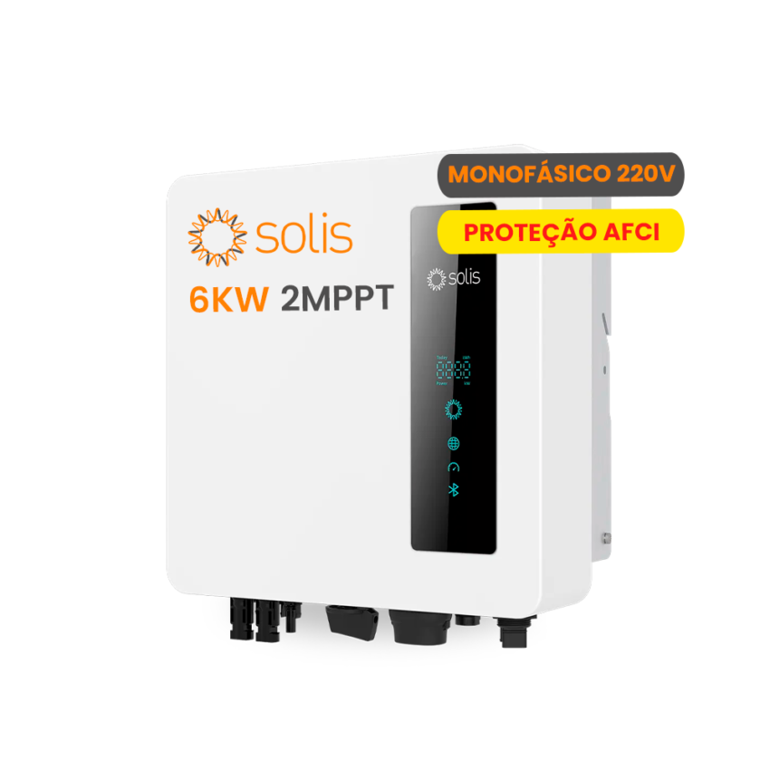 INV SOLIS AFCI 6K-S ON GRID 220V 2MPPT